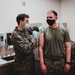 U.S. Marines with 1st Marine Division receive the Moderna SARS-CoV-2 Vaccine