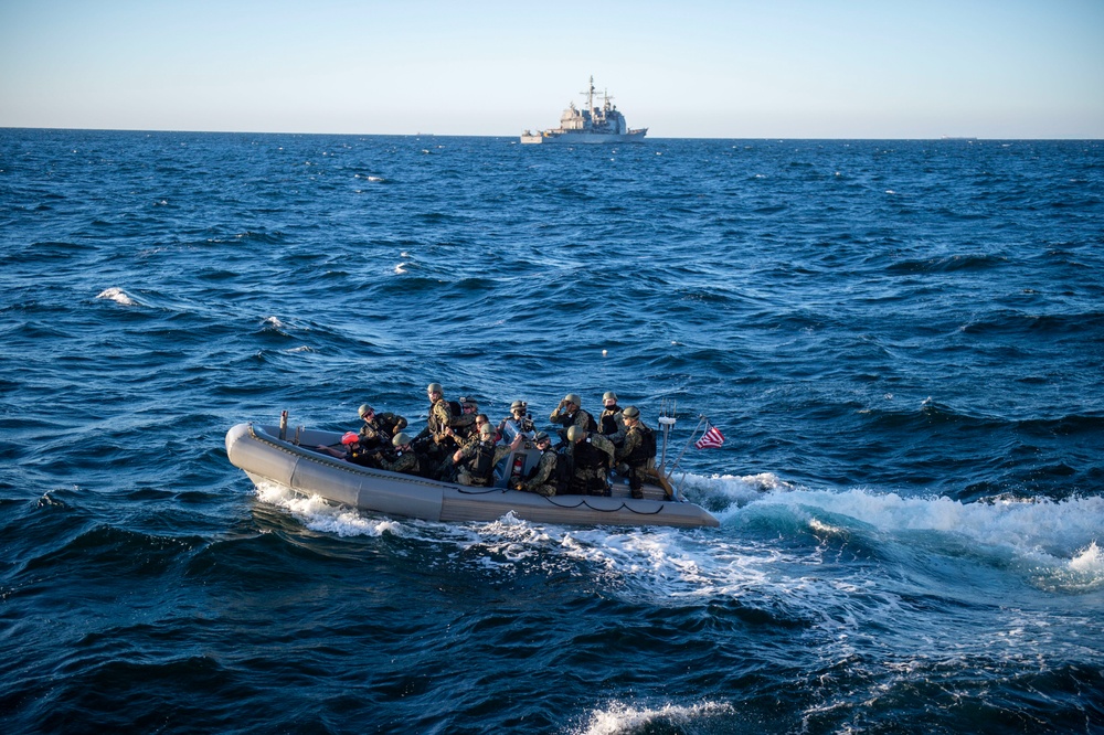 USS John Paul Jones Visit, Board, Search and Seizure Drill