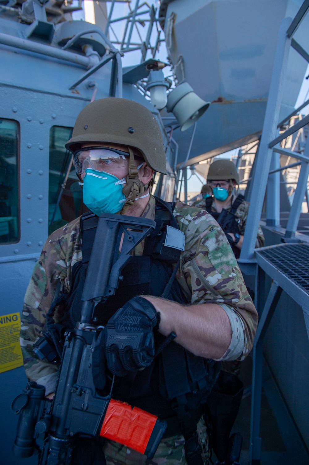 USS John Paul Jones Visit, Board, Search and Seizure Drill