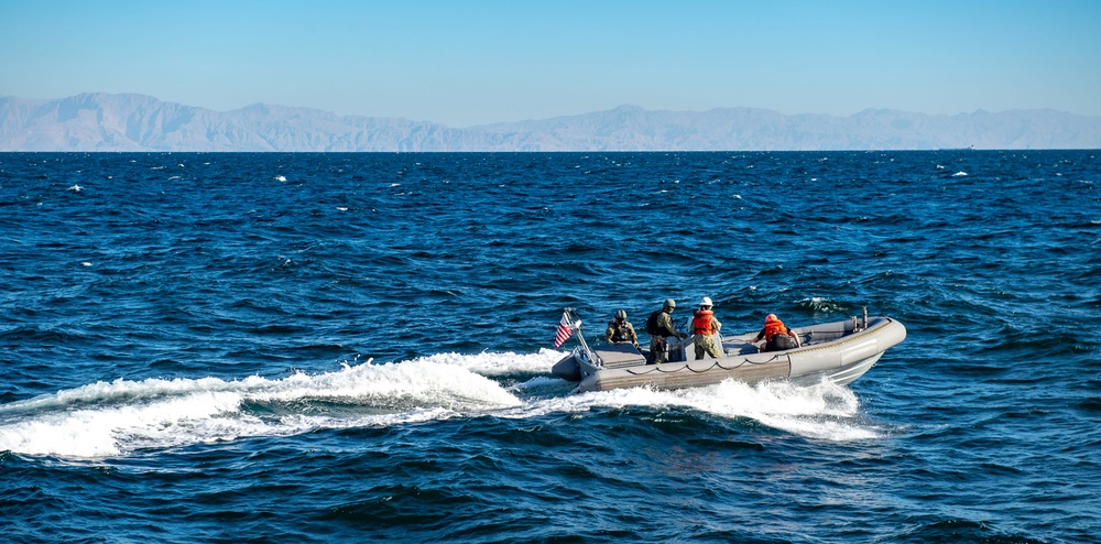 USS John Paul Jones Visit, Board, Search and Seizure Drill