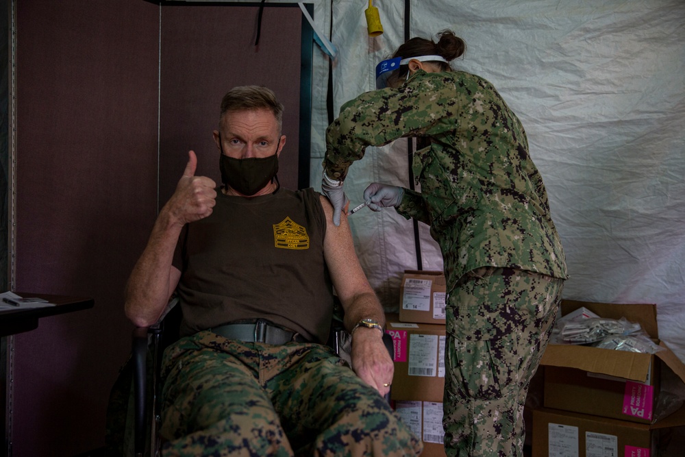 Leaders across Okinawa receive the COVID-19 vaccine
