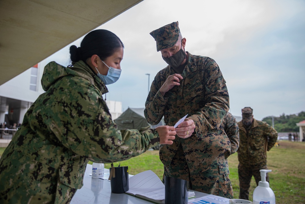 Leaders across Okinawa receive the COVID-19 vaccine