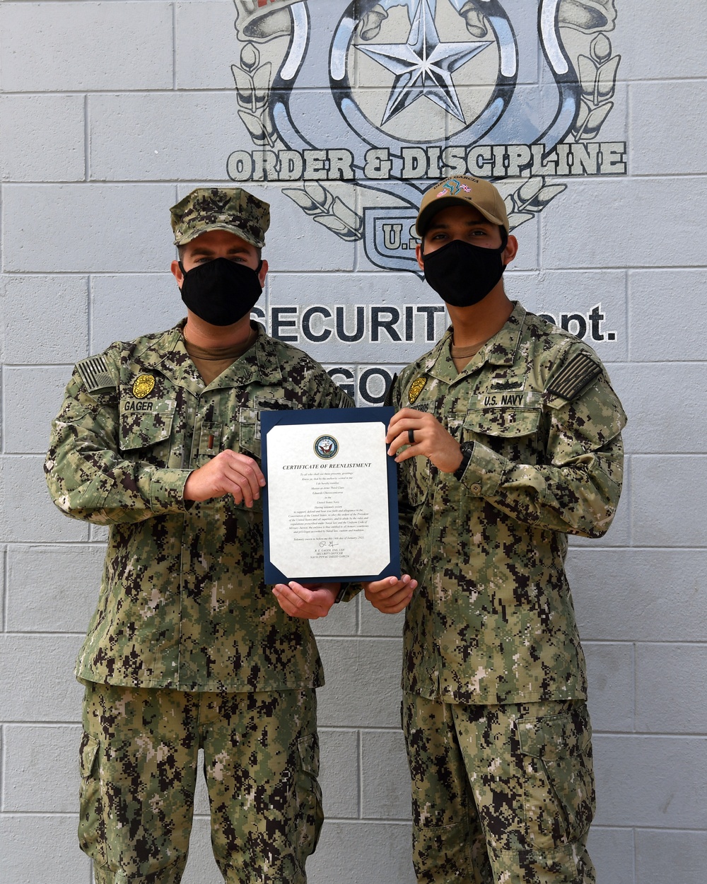 Reenlistment on Diego Garcia