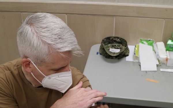 NSA Naples Receives COVID-19 Vaccine