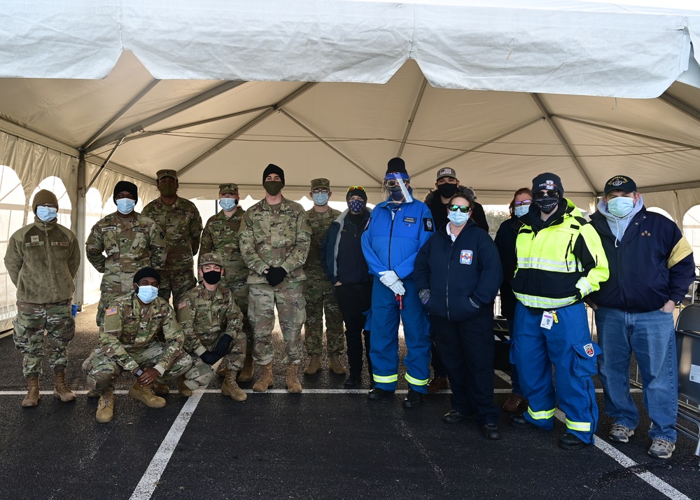 Maryland National Guard supports COVID-19 Vaccine efforts in Charles County