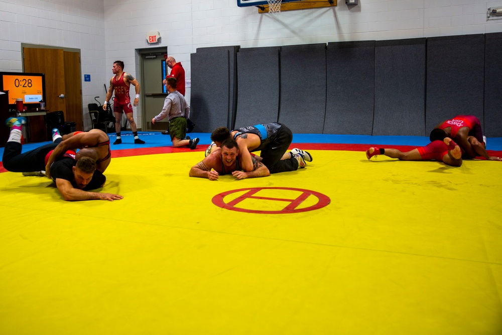 All-Marine Wrestling Team prepares for Olympic Trials