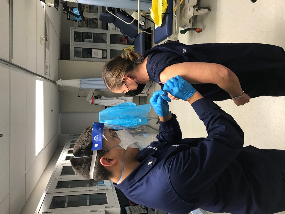 U.S. Coast Guard Training Center Cape May Vaccinates Personnel Against COVID-19