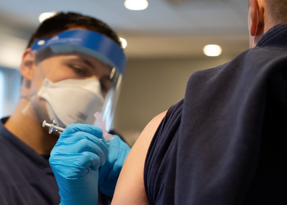 Training Center Cape May Vaccinates Personnel Against COVID-19