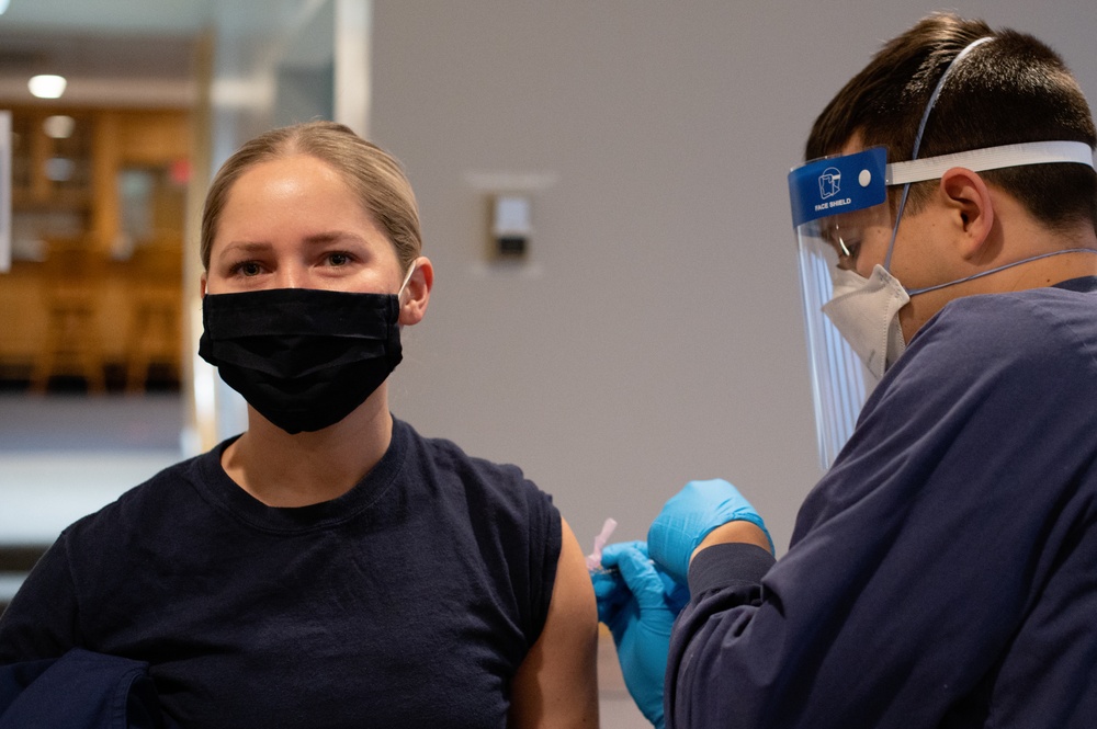 Training Center Cape May Vaccinates Personnel Against COVID-19