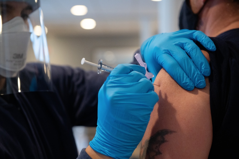 Training Center Cape May Vaccinates Personnel Against COVID-19