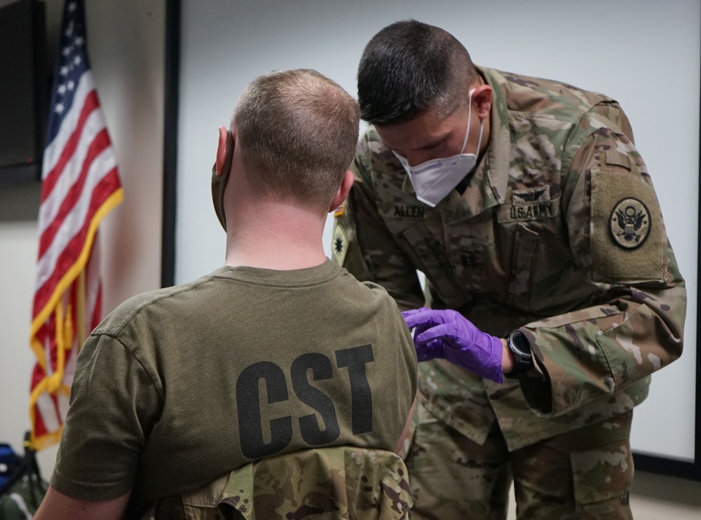 Pennsylvania National Guard work to protect the force with COVID-19 Vaccination