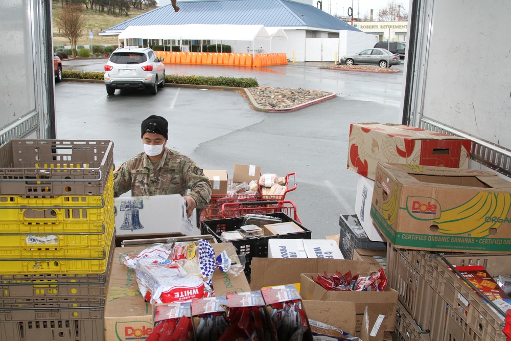 Cal Guard still rolls out food bank missions