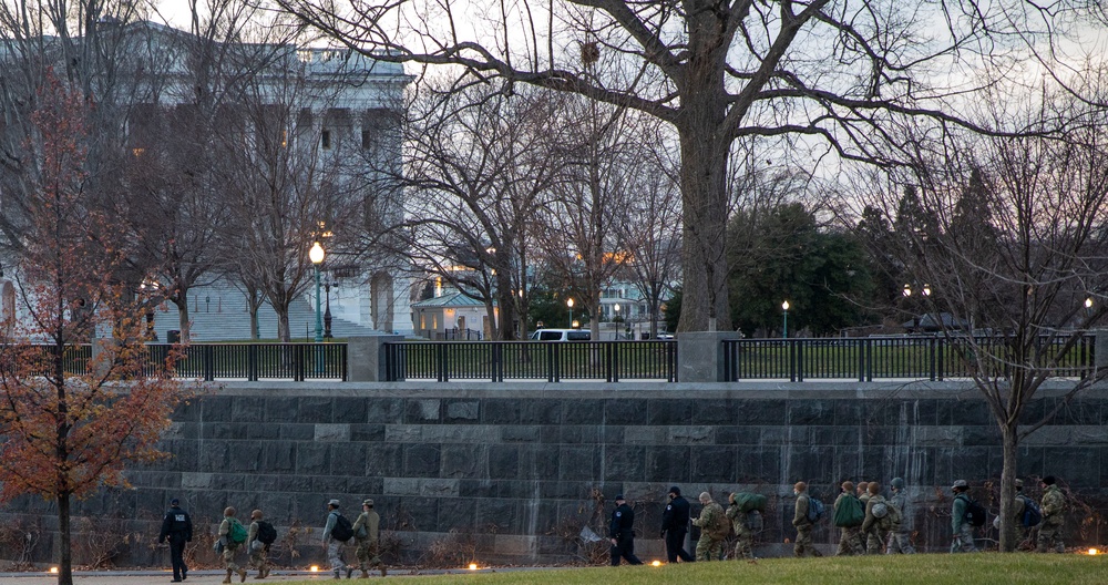 DC National Guard Provides Security at Capitol