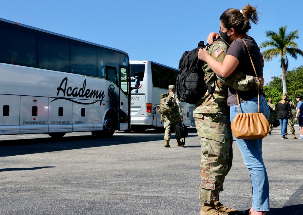Families bid farewell to deploying Soldiers