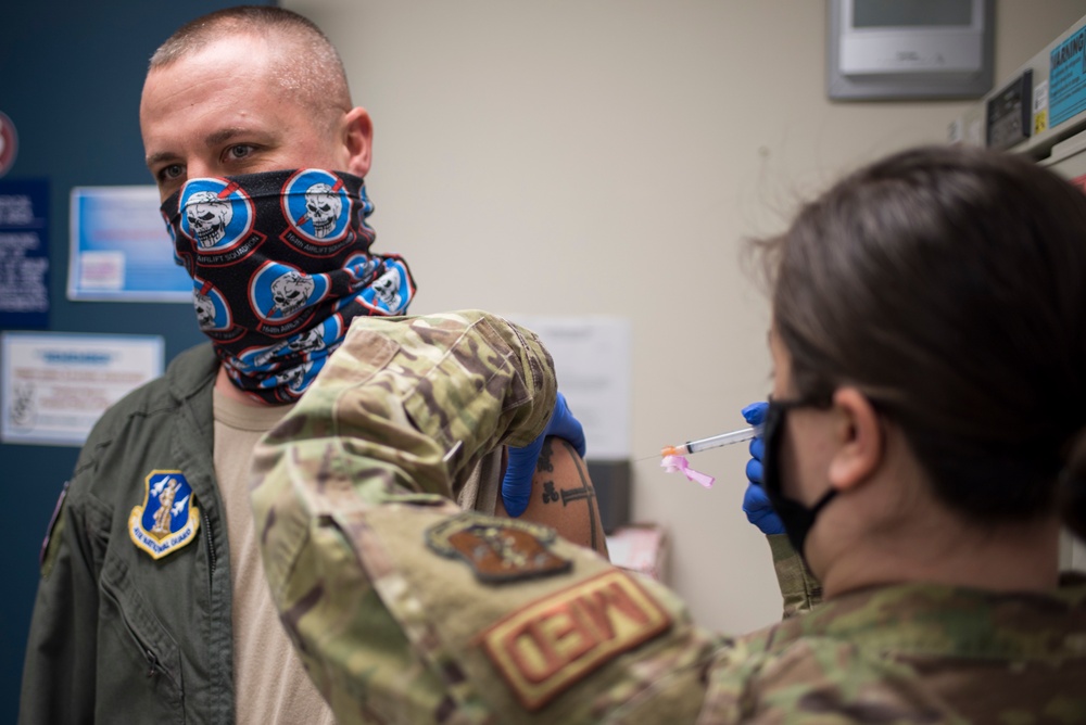 179th Airlift Wing Medical Group begins COVID-19 vaccination process