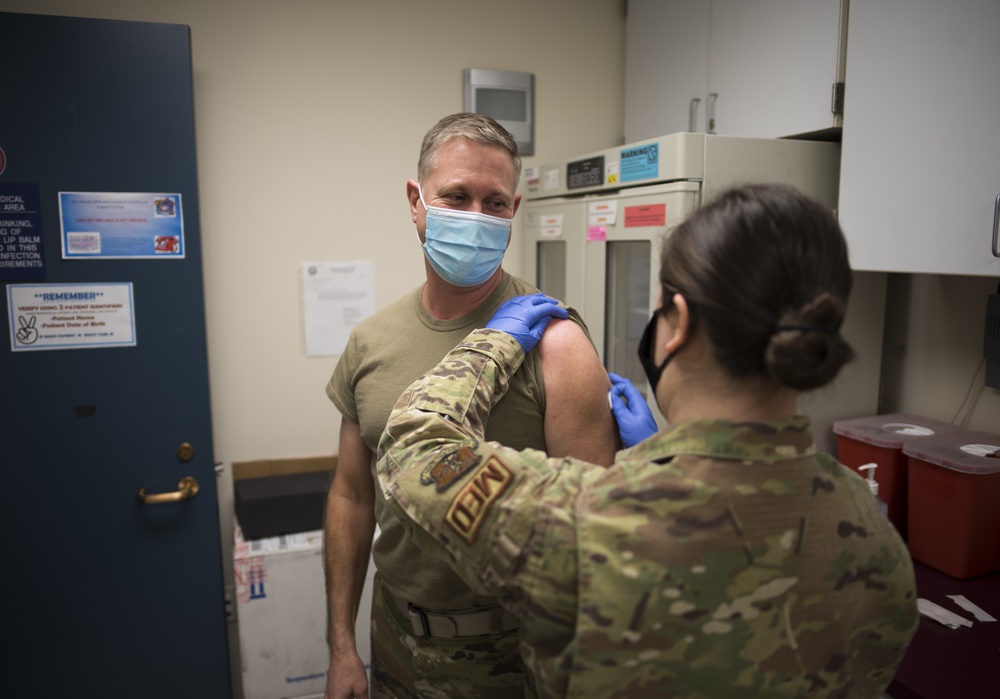 179th Airlift Wing Medical Group Administers COVID-19 Vaccinations