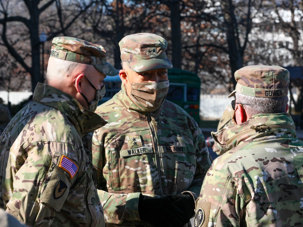 Maryland Adjutant General Visits Service Members in Washington, D.C.