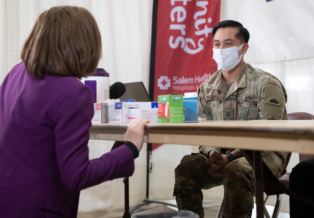Oregon Guard assists with Marion County COVID-19 vaccine distribution