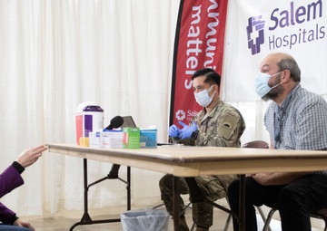 Oregon Guard assists with Marion County COVID-19 vaccine distribution