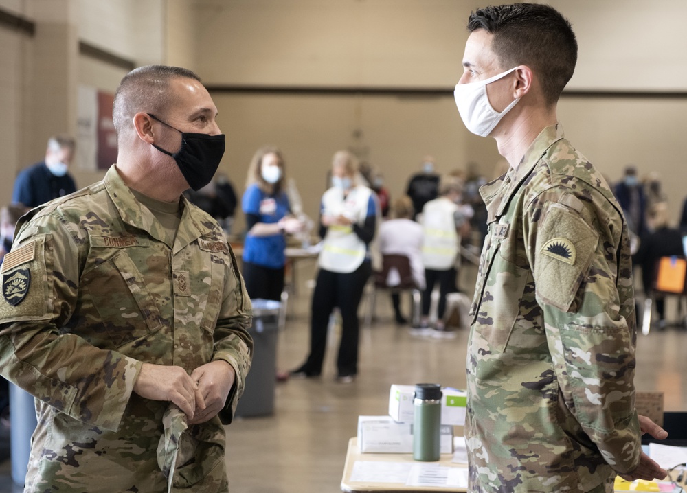 Oregon Guard assists with Marion County COVID-19 vaccine distribution