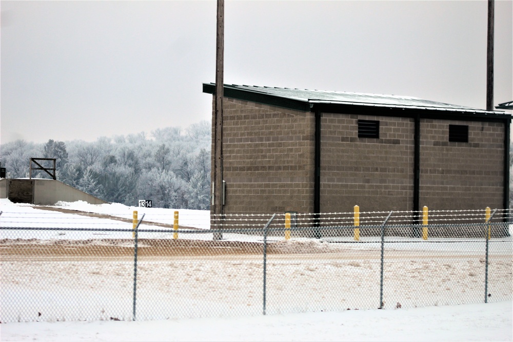 Wintry scenes at Fort McCoy in early January 2021