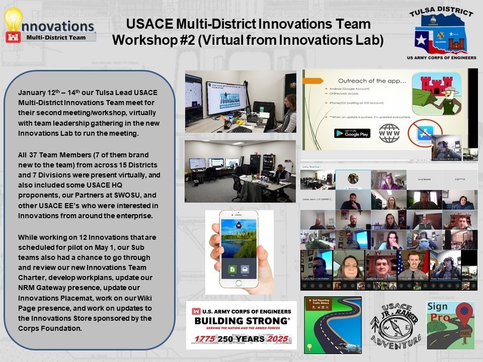 Tulsa leads USACE Multi-District Innovations Workshop