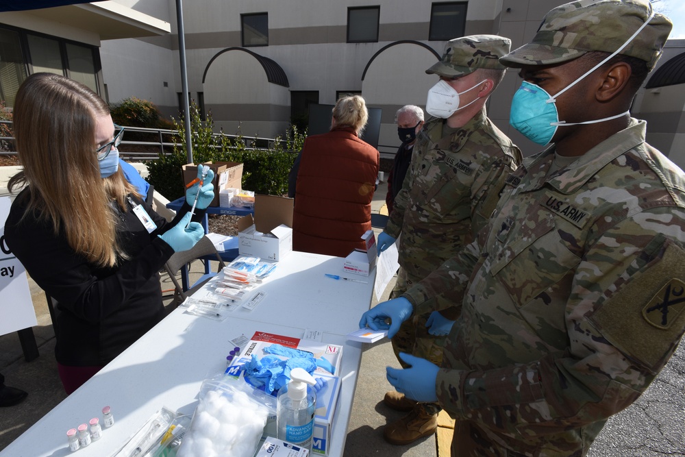 South Carolina National Guard partners with Chester Medical Center to administer COVID-19 vaccinations