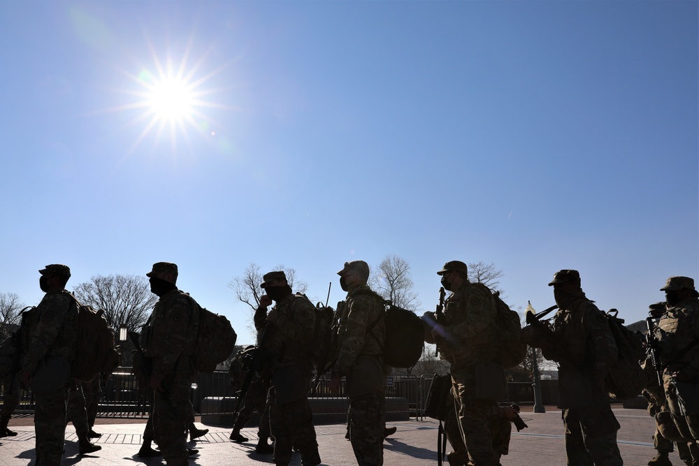 New Jersey National Guardsmen Protect the U.S. Capitol