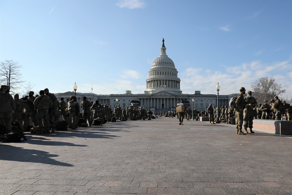 New Jersey National Guardsmen Protect the U.S. Capitol