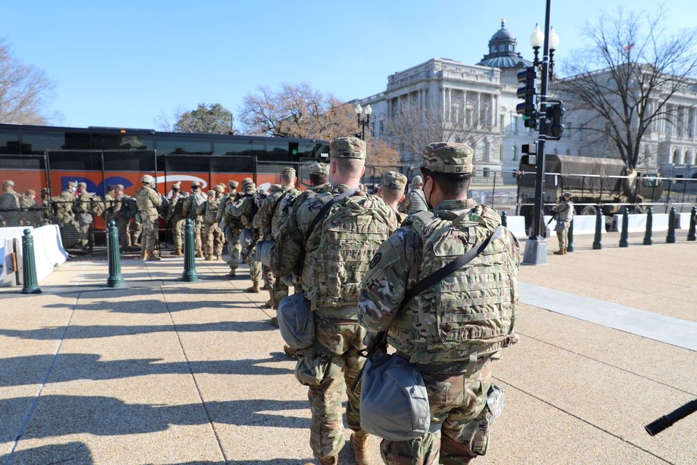 New Jersey National Guardsmen Protect the U.S. Capitol