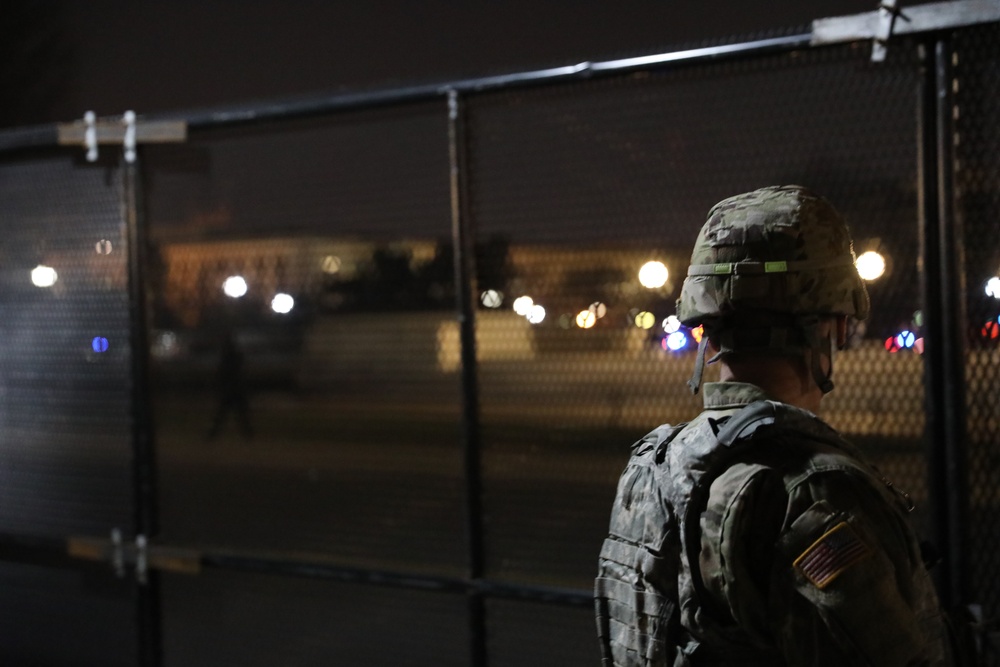 New Jersey National Guardsmen Protect the U.S. Capitol