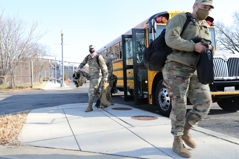 MDNG Arrives in D.C. to Provide Support for 59th Presidential Inauguration