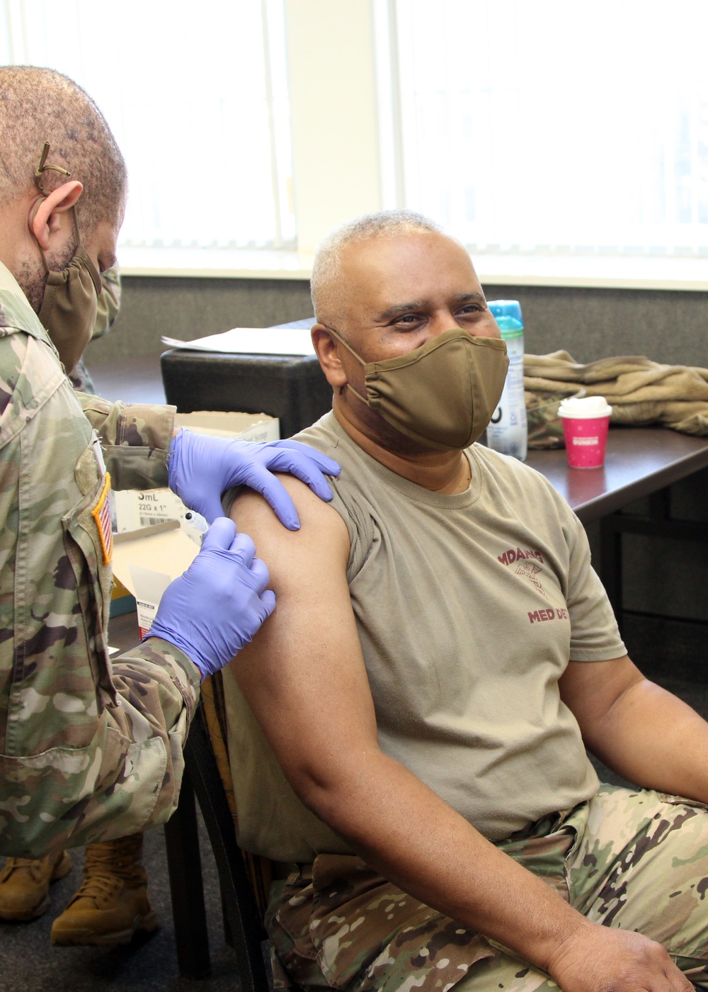 MDNG Medical Detachment Administers COVID-19 Vaccines