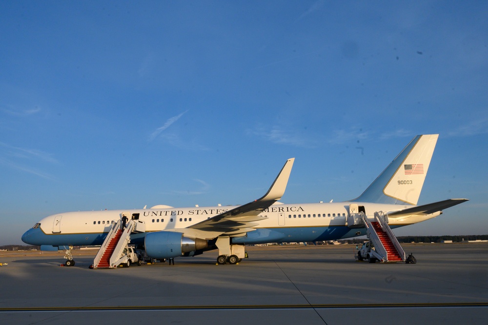 Acting Defense Secretary Miller Arrives at JBA