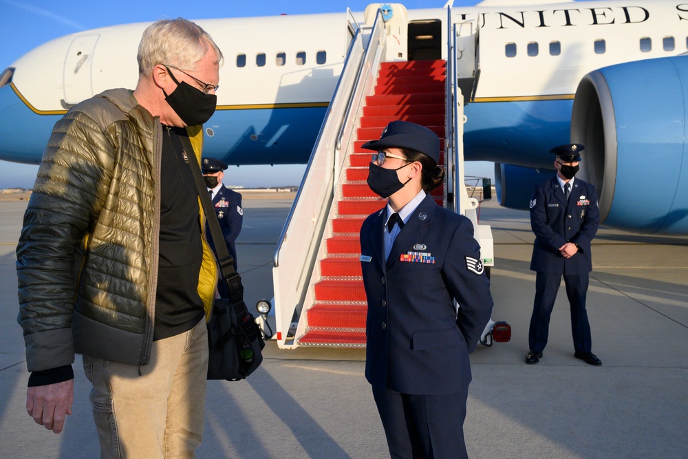 Acting Defense Secretary Miller Arrives at JBA