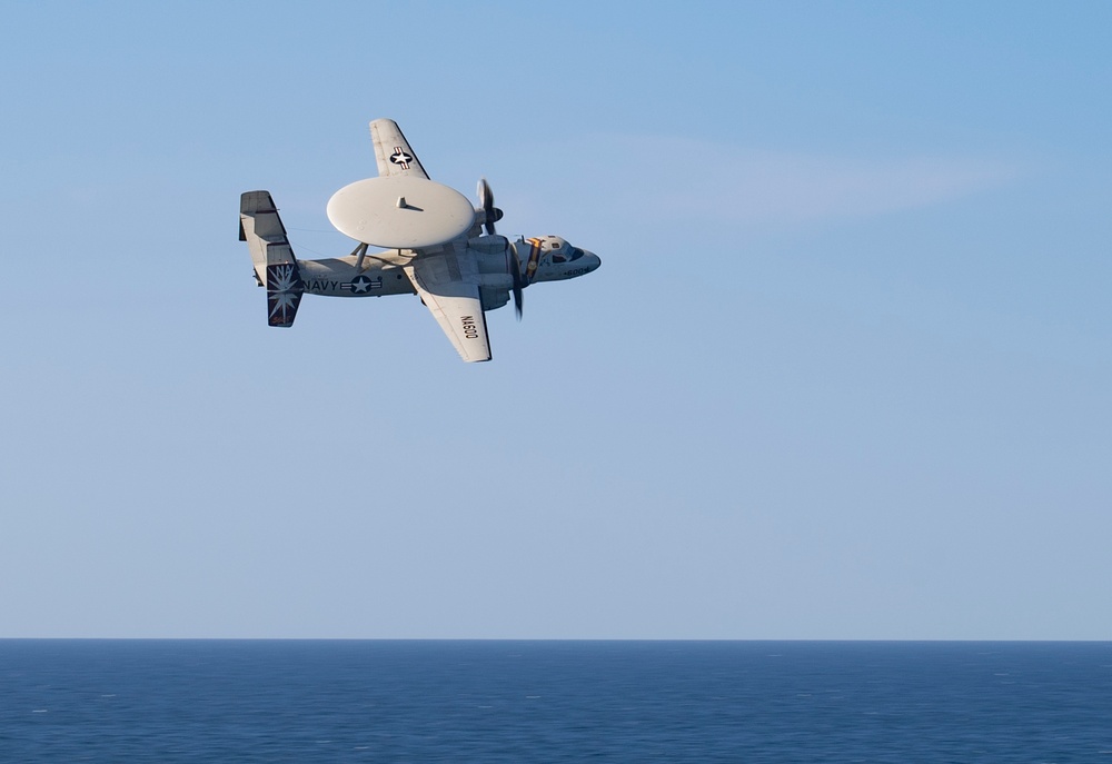 Nimitz Conducts Flyover