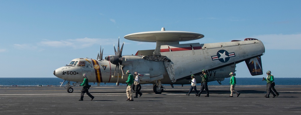 USS Nimitz Prepares for Flight Operations