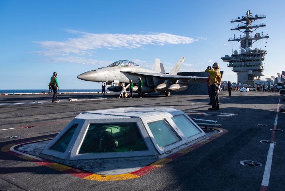 Nimitz conducts flight operations