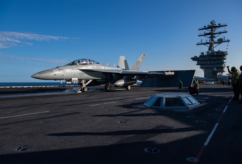 Nimitz conducts flight operations