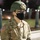 U.S. Army Spc. Berny Diaz with the New Jersey National Guard stands near the Capitol building.