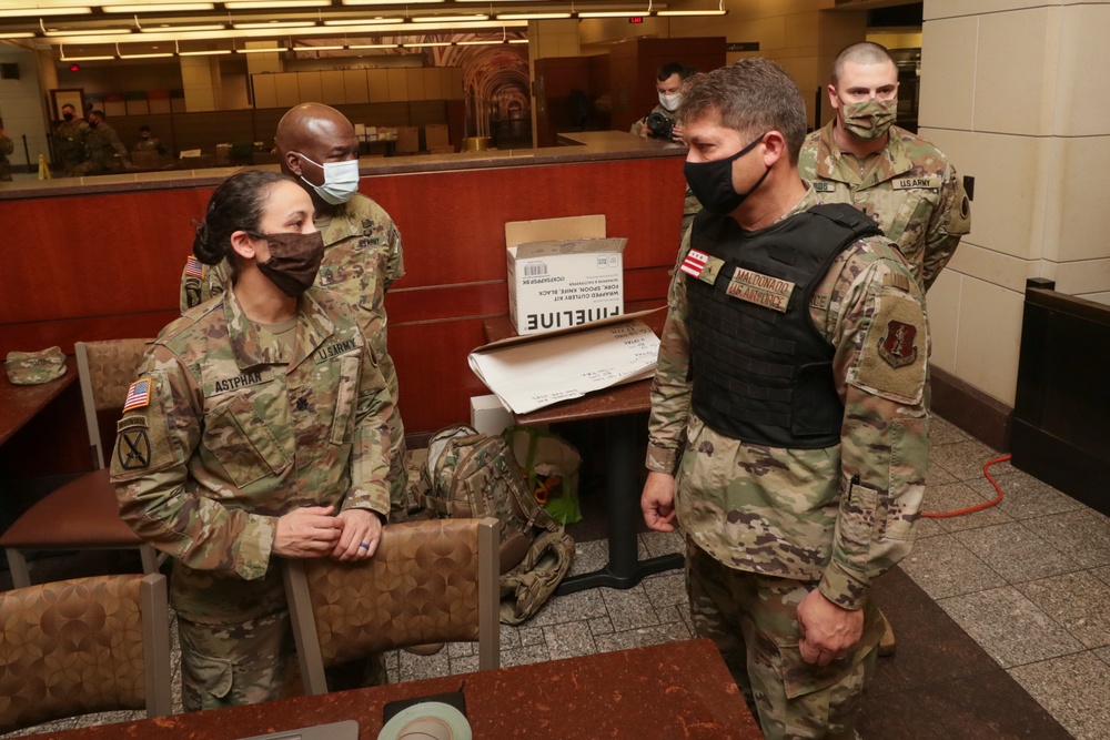 Brig. Gen. Mark A. Maldonado visits troops