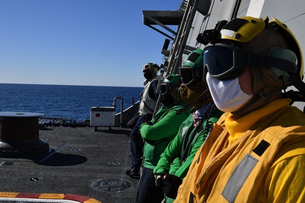 USS Freedom Conducts Flight Operations