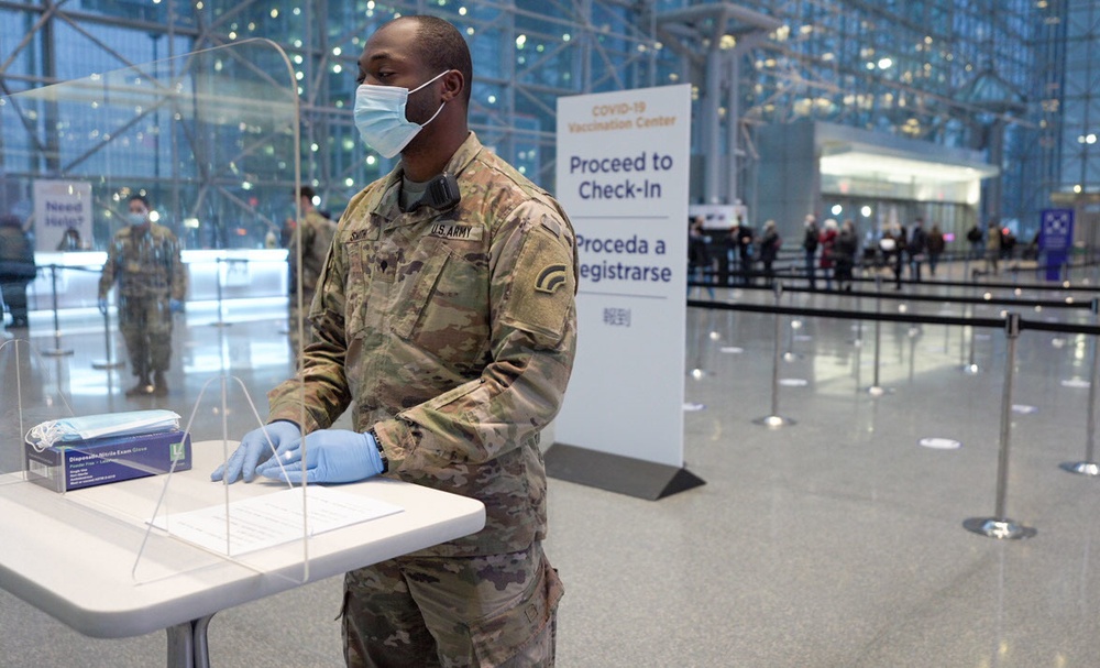 NY National Guard troops support state efforts to administer COVID-19 vaccines
