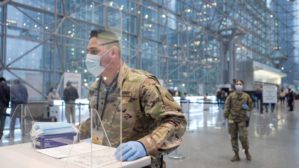 NY National Guard troops support state efforts to administer COVID-19 vaccines