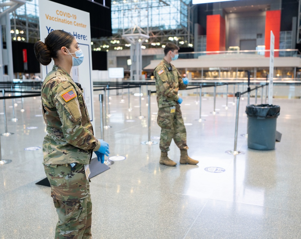 NY National Guard troops support state efforts to administer COVID-19 vaccines