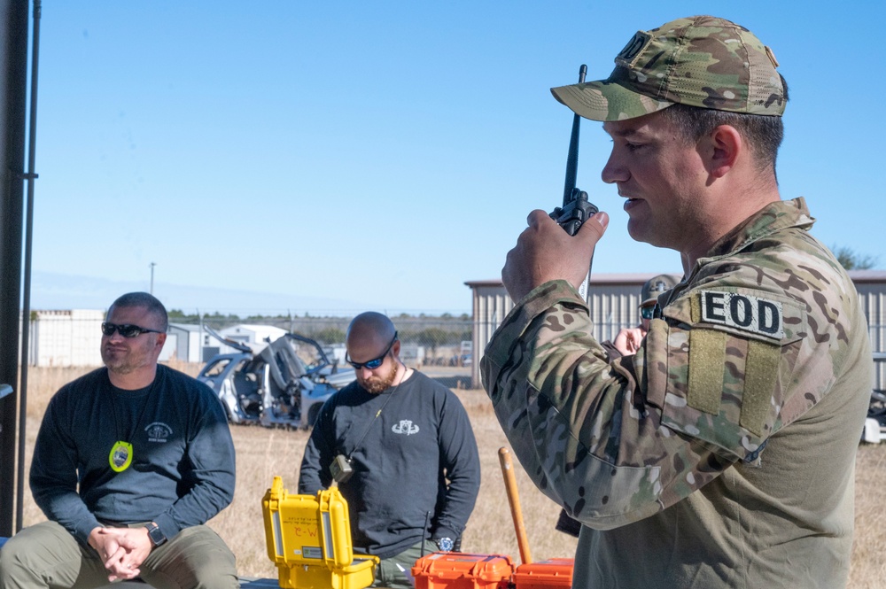 Bomb experts detonate explosives to stay sharp
