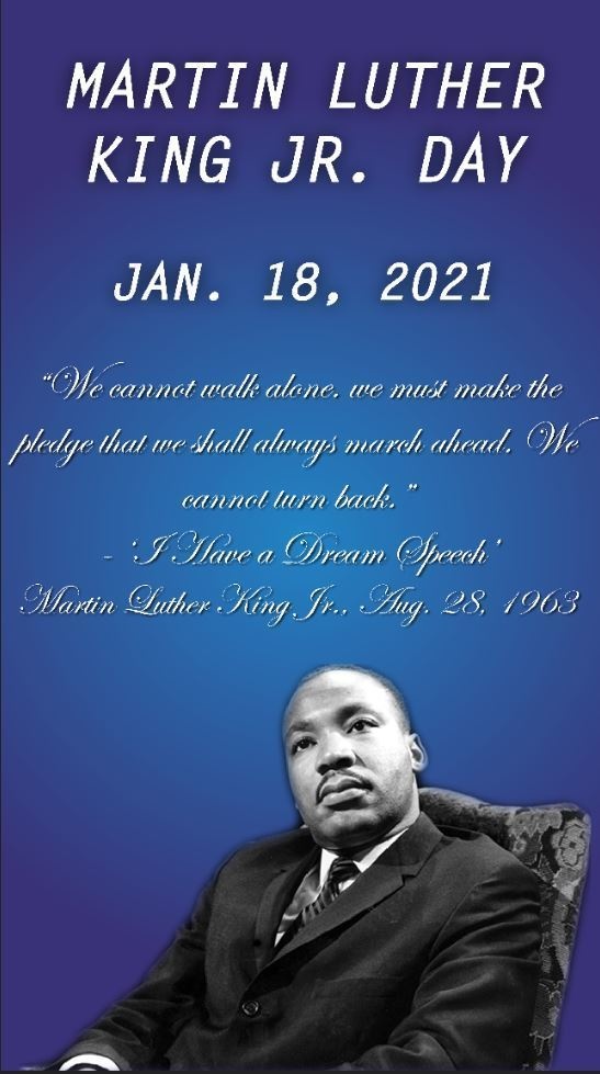 Martin Luther King Jr. Day Graphic