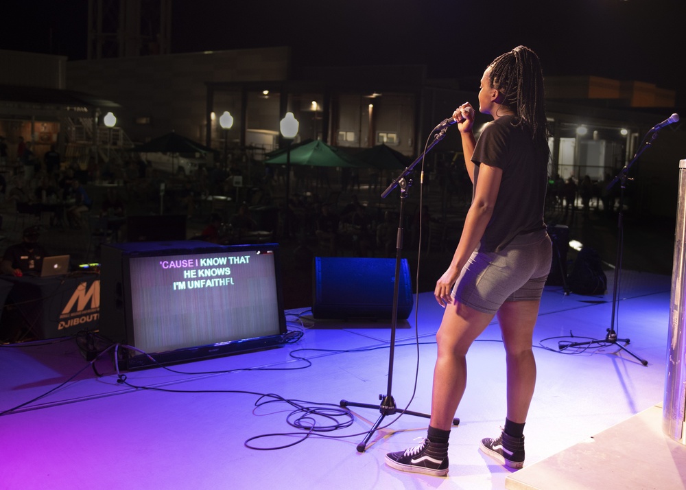 MWR BRINGS KARAOKE FOR THE TROOPS IN DJIBOUTI