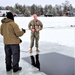 Fort McCoy garrison commander takes plunge during cold-water immersion familiarization