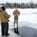 Fort McCoy garrison commander takes plunge during cold-water immersion familiarization